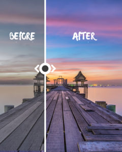 Simple Before and After LUT Slider Instagram Post (Portrait)